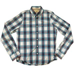 Hollister Men's XL Plaid Button Down Shirt Long Sleeve Casual Preppy‎